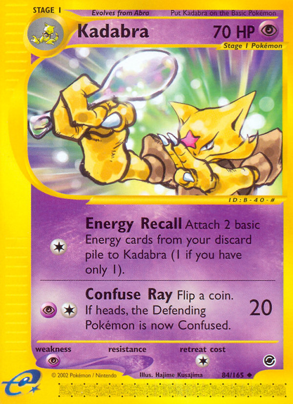 Kadabra (84/165) - Expedition Base Set Pokémon Card