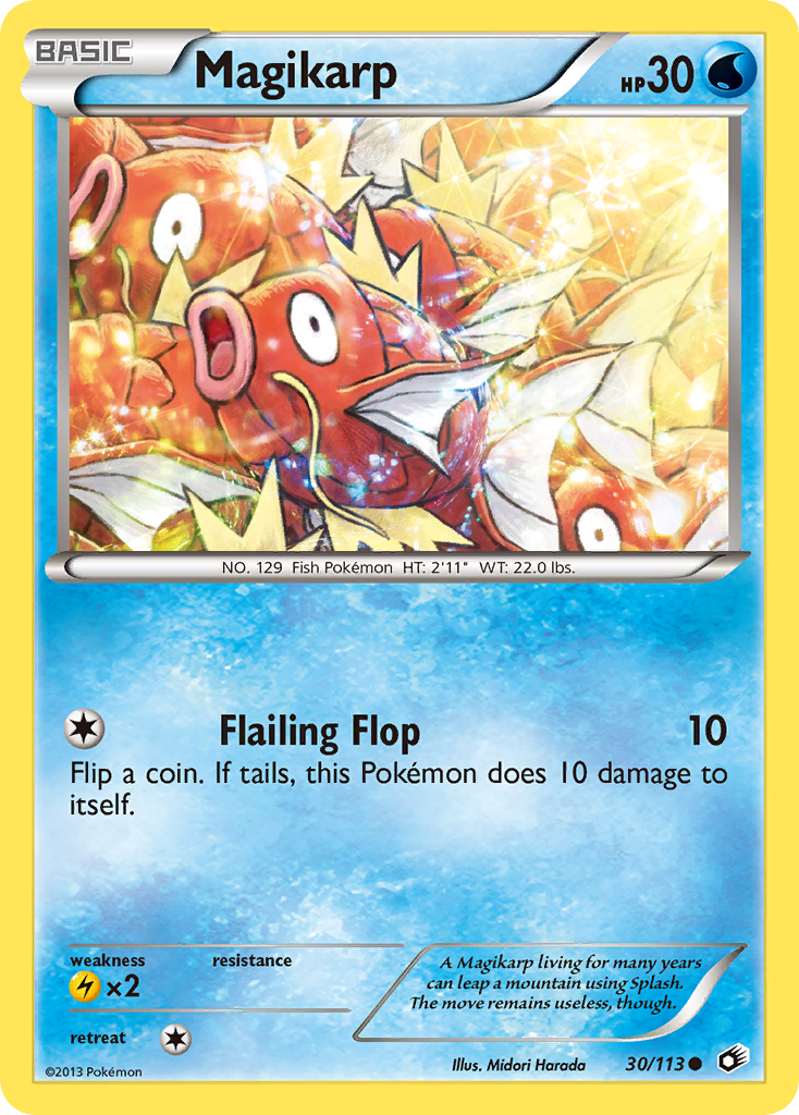 Magikarp (30/113) - Legendary Treasures Pokémon Card