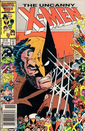 Uncanny X-Men #211 (Newsstand Edition)