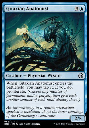 Gitaxian Anatomist (Phyrexia: All Will Be One) Trading Card