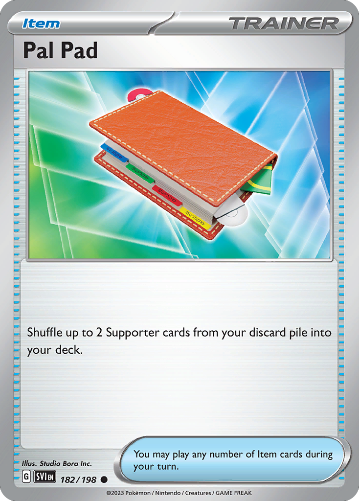 Pal Pad (182/198) - Scarlet & Violet Pokémon Card