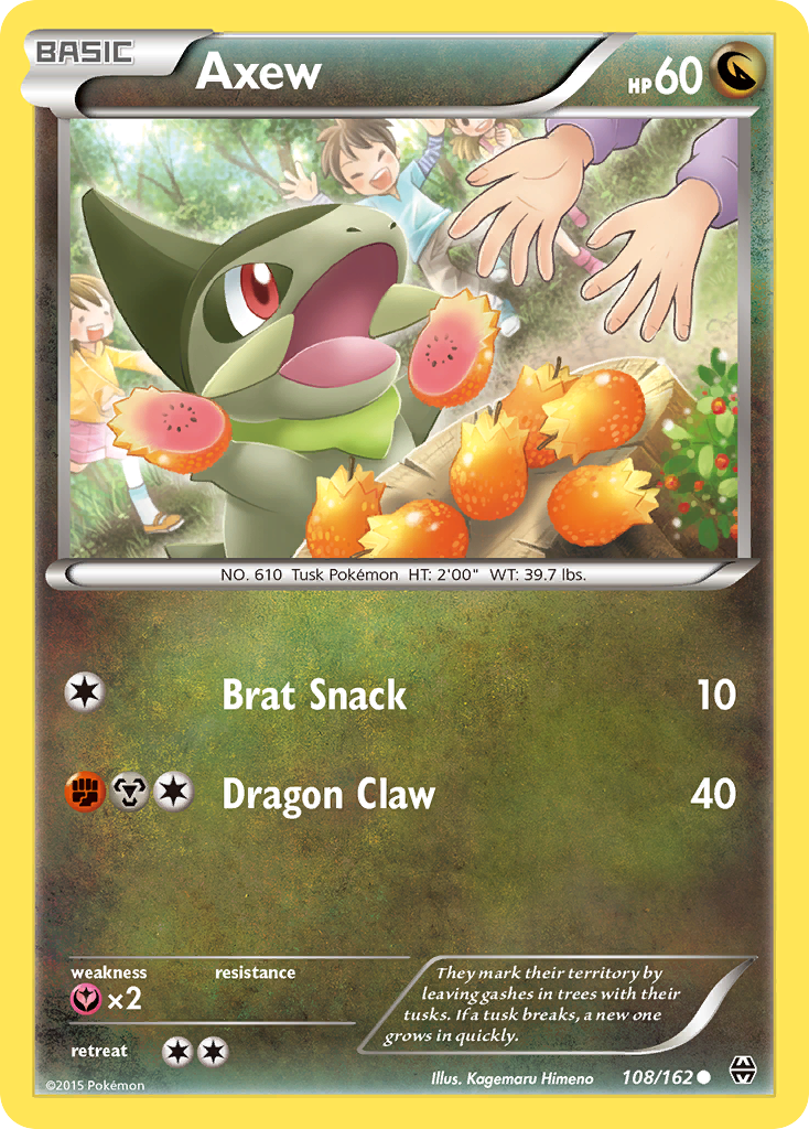 Axew (108/162) - BREAKthrough Pokémon Card