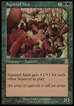 Squirrel Mob (Odyssey) Trading Card