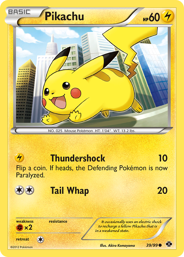 Pikachu (39/99) - Next Destinies Pokémon Card