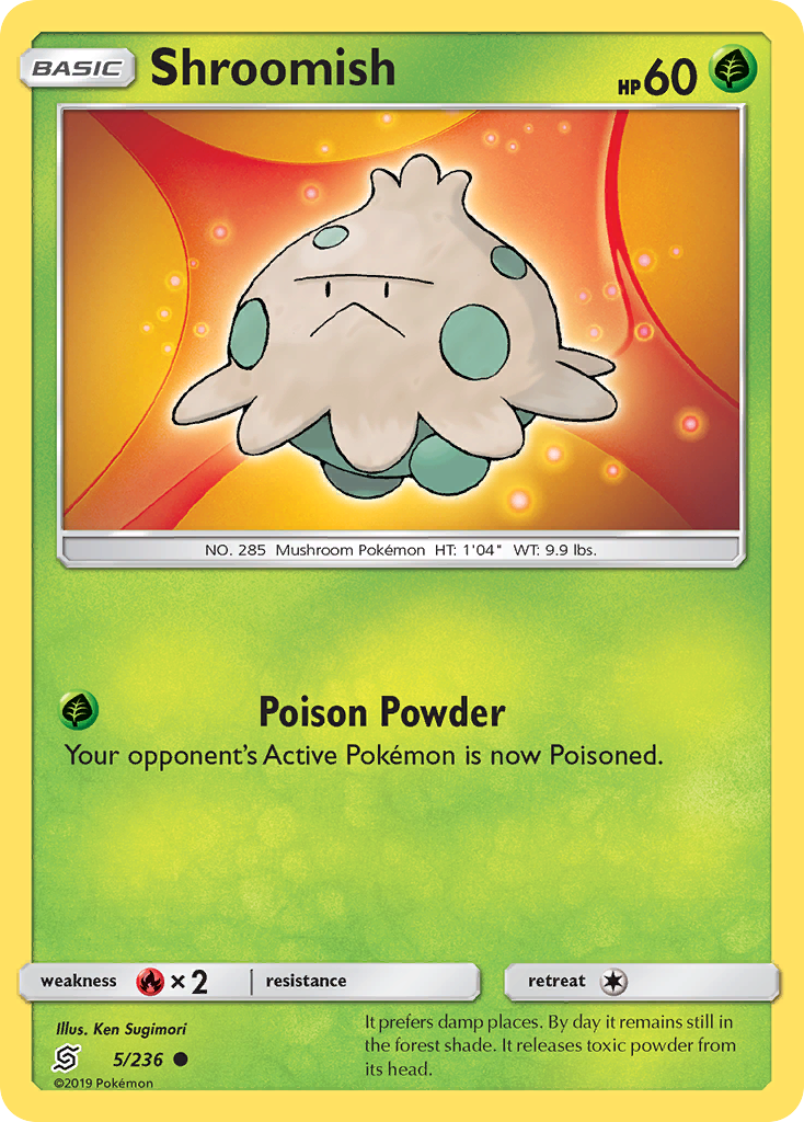 Shroomish (5/236) - Unified Minds Pokémon Card