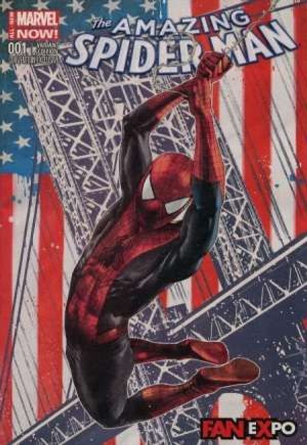 Amazing Spider-man #1 (Mico Suayan Dallas ComicCon Fan Expo Exclusive Coloured Variant )