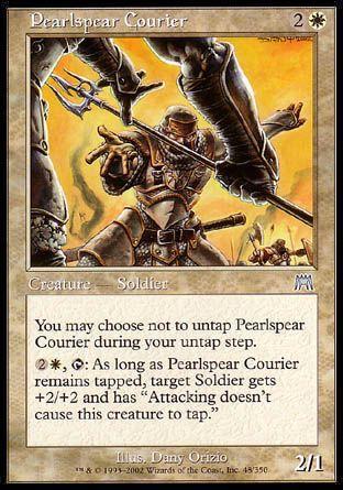 Pearlspear Courier (Onslaught) Trading Card