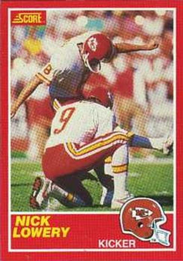 Nick Lowery 1989 Score #208