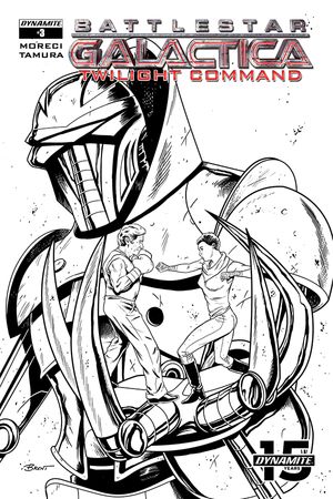 Battlestar Galactica Twilight Command #3 (10 Copy Schoonover B&w Cover)