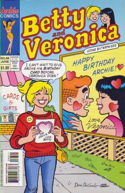 Betty and Veronica #88 Comic