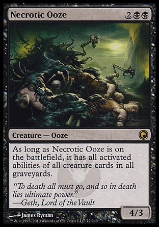 Necrotic Ooze (Scars of Mirrodin) Trading Card