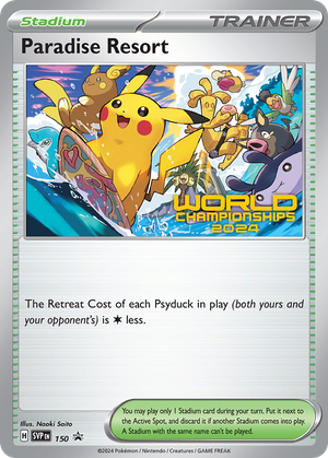 Paradise Resort (Trainer: Stadium) (150/150) - Scarlet & Violet Black Star Promos