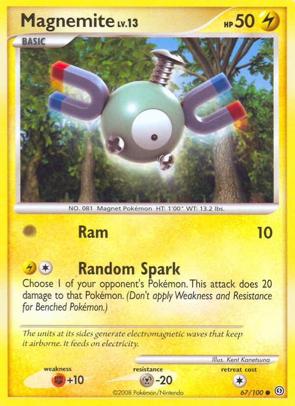 Magnemite (67/100) - Stormfront Pokémon Card