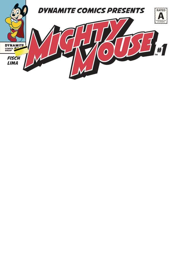 Mighty Mouse #1 (Cover K Blank Authentix)