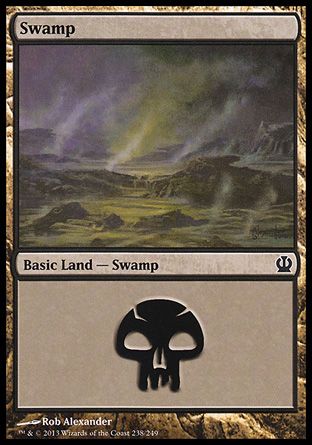 Swamp (Theros) Trading Card