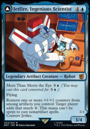 Jetfire, Ingenious Scientist (Transformers) Trading Card