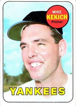 Mike Kekich 1969 Topps #262 Sports Card