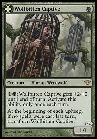 Wolfbitten Captive (Dark Ascension) Trading Card