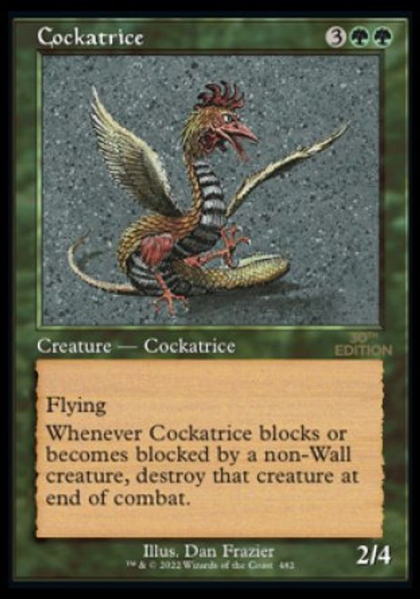 Cockatrice (Magic 30th Anniversary Edition - Old Frame)