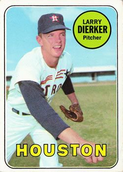 Larry Dierker 1969 Topps #411 Sports Card