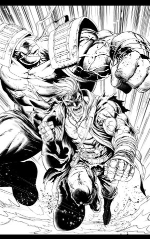 Final Boss #1 (Cvr J Tyler Kirkham Youngblood Team Up B&W Virgin Variant)