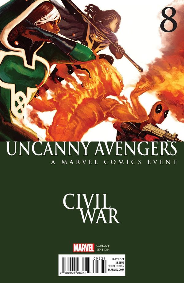 Uncanny Avengers #8 (Civil War Variant Aso)