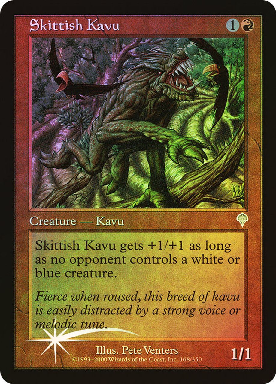 Skittish Kavu (Invasion - Foil) Trading Card