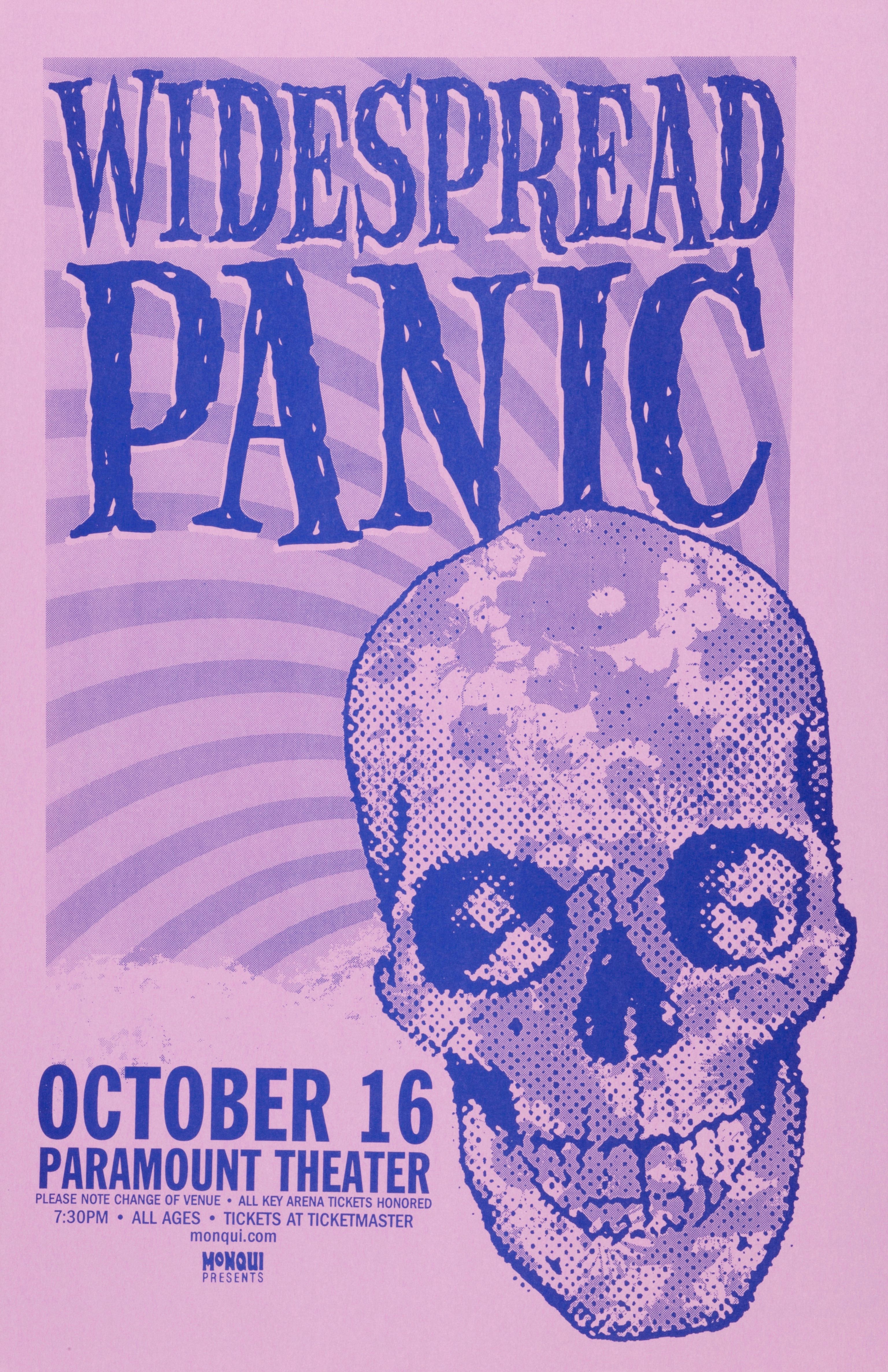 MXP-171.6 Widespread Panic Paramount Theater 2001 Concert Poster