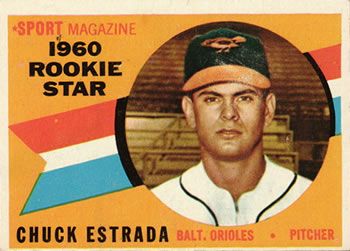 Chuck Estrada 1960 Topps #126 Sports Card