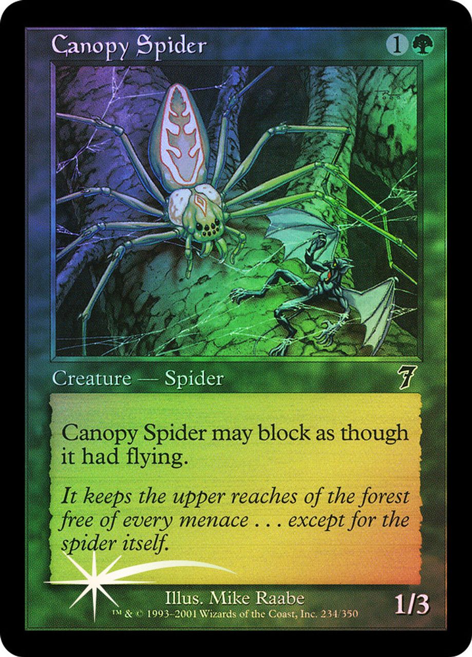 Canopy Spider (7th Edition - Foil) Trading Card