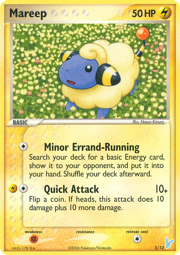 Mareep (5/12) - EX Trainer Kit 2 Minun Pokémon Card