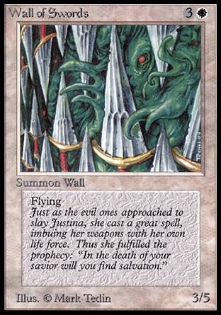 Wall of Swords (Alpha) Trading Card