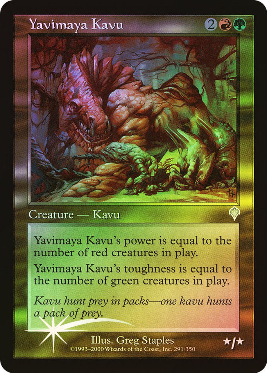 Yavimaya Kavu (Invasion - Foil) Trading Card