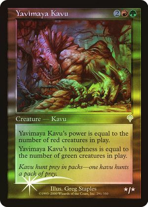 Yavimaya Kavu (Invasion - Foil)