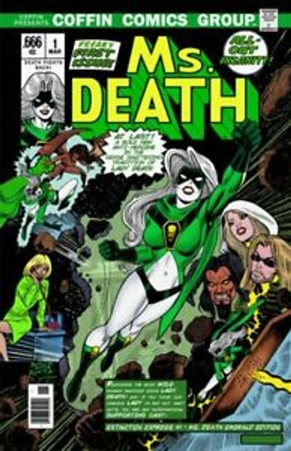 Lady Death: Extinction Express #1 (Ms. Death Emerald Edition)