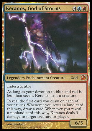 Keranos, God of Storms (Journey into Nyx) Trading Card