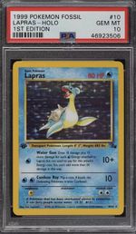 Lapras (10/62) - Fossil (1st Edition)
