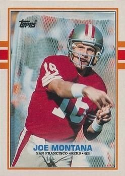 Joe Montana 1989 Topps #12 Sports Card