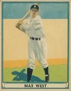 Max West 1941 Play Ball #2 Sports Card
