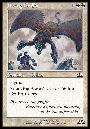 Diving Griffin (Prophecy) Trading Card