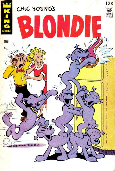 Blondie Comics Monthly #168 Comic