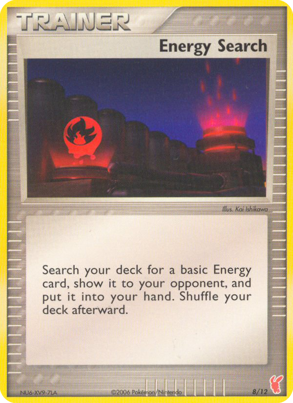 Energy Search (Trainer: Item) (8/12) - EX Trainer Kit 2 Plusle Pokémon Card