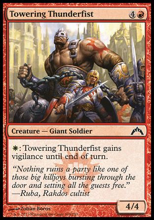 Towering Thunderfist (Gatecrash) Trading Card