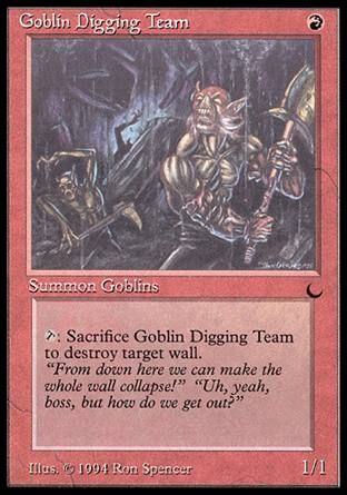 Goblin Digging Team (The Dark) Trading Card