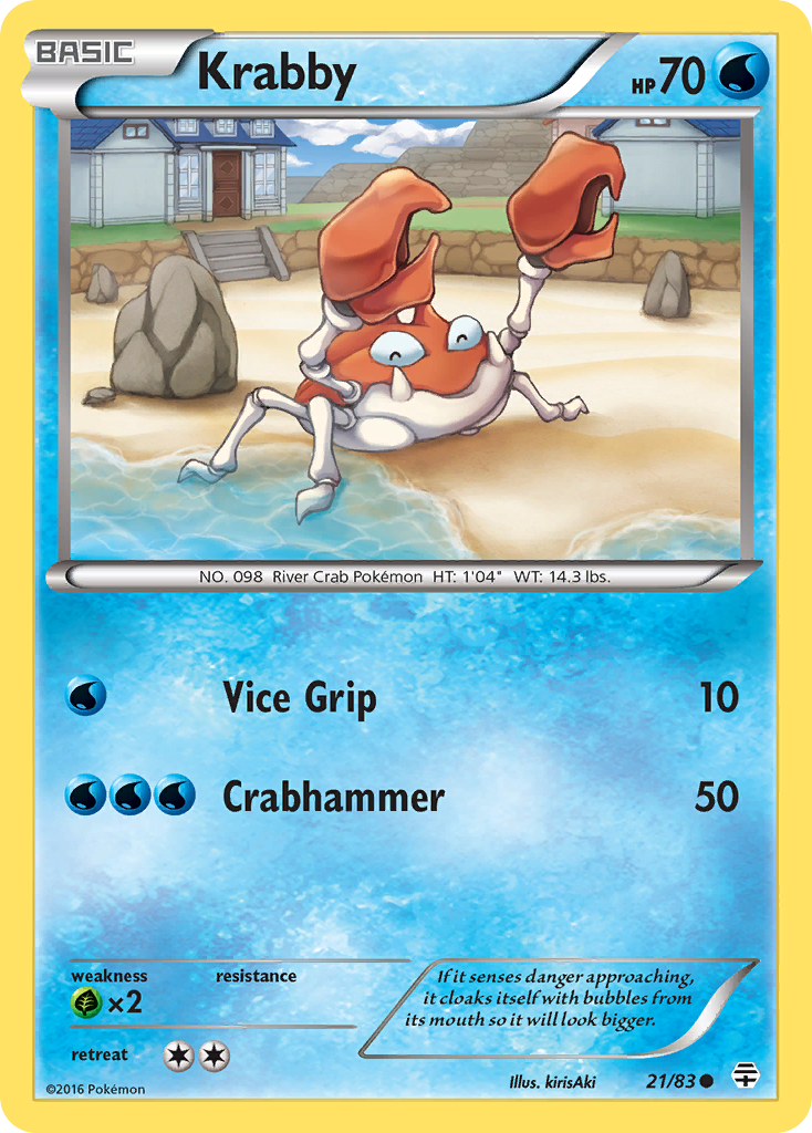 Krabby (21/83) - Generations Pokémon Card