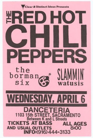 Red Hot Chili Peppers Danceteria 1988