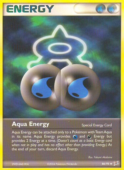 Aqua Energy (86/95) - Team Magma vs Team Aqua Pokémon Card