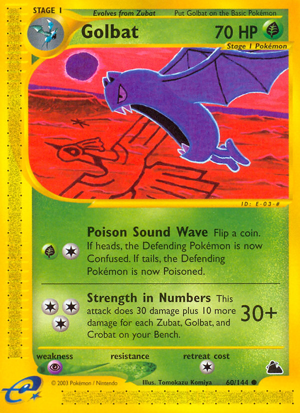 Golbat (60/144) - Skyridge Pokémon Card