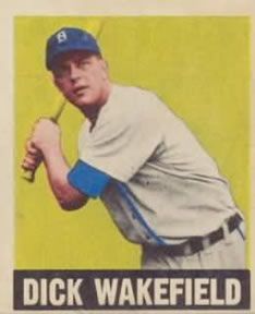 Dick Wakefield 1948 Leaf #50 Sports Card