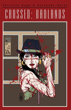 Crossed Badlands #93 (Art Deco Cover)